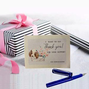 100 puppy Face Cards , doggy Thank You Cards